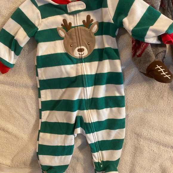 🎉💙Bundle Carter’s Sleepers, 4 Fleece, Boys, Size 6m - Picture 10 of 12